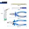 Heavy Duty Glass Running Pliers Breaker Grozer Pliers Set 12PCS Glass Cutting Tool Kit Oil Feed Glass Cutter with 3 Size Cutter Head Oil Dropper Screwdriver Engraved Pen Leather Zipper Bag